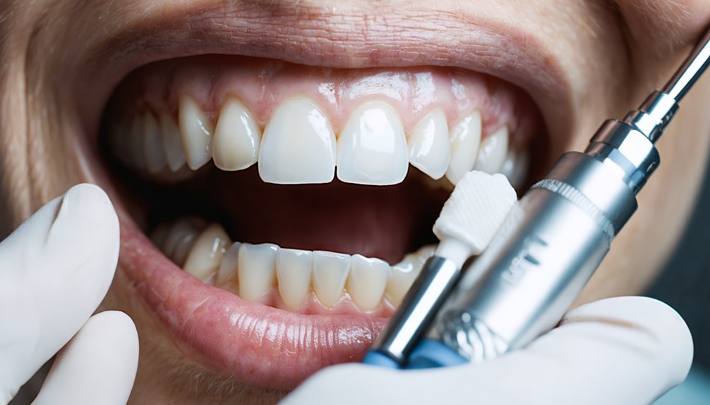 signs for professional whitening