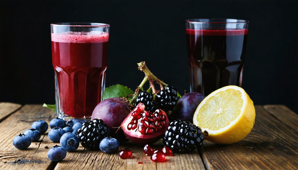 staining fruits and juices