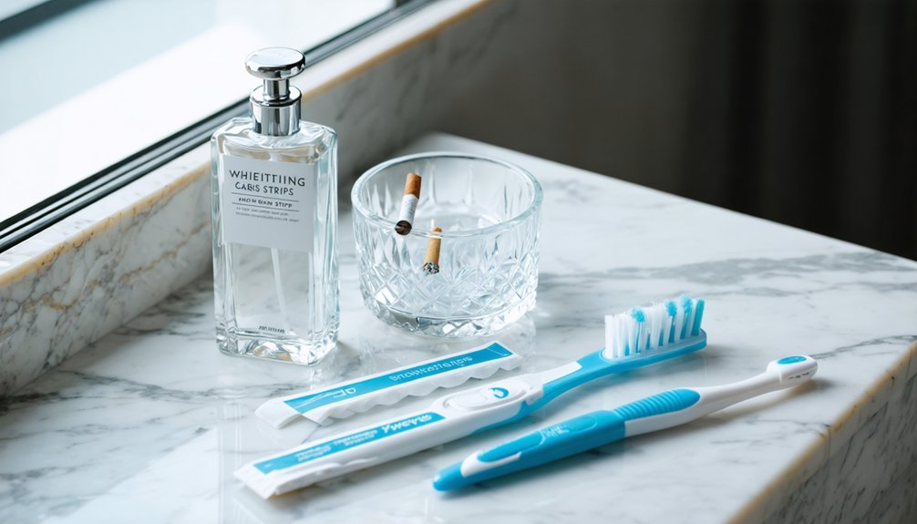 structured whitening maintenance routine
