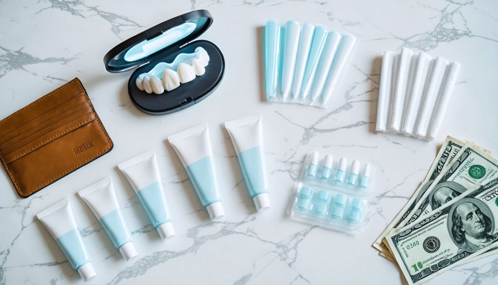 teeth whitening cost comparison