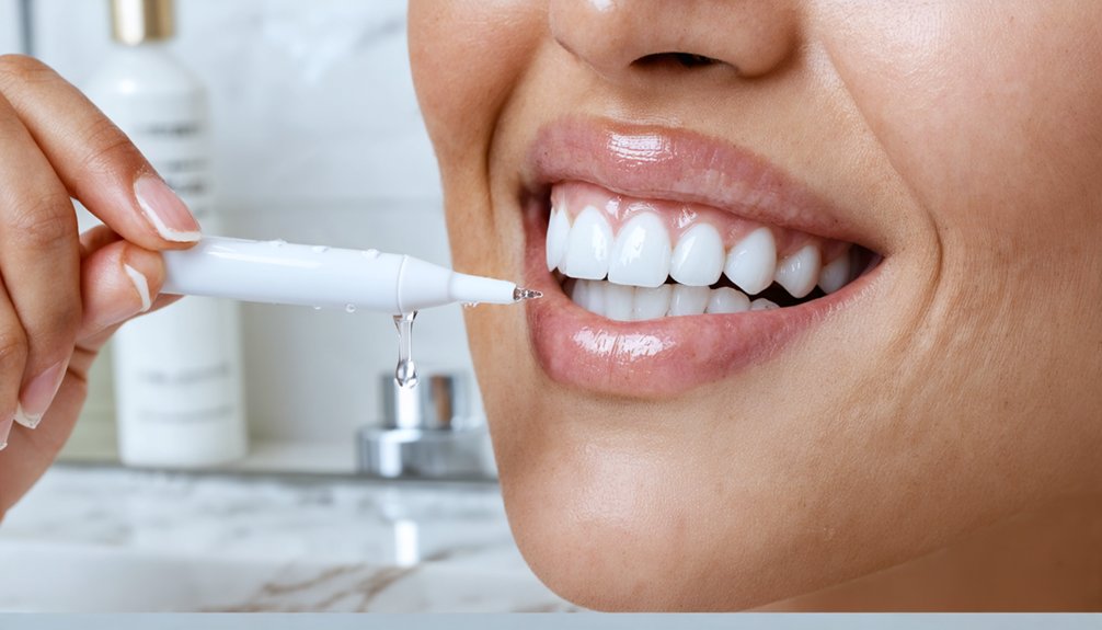 teeth whitening pen process