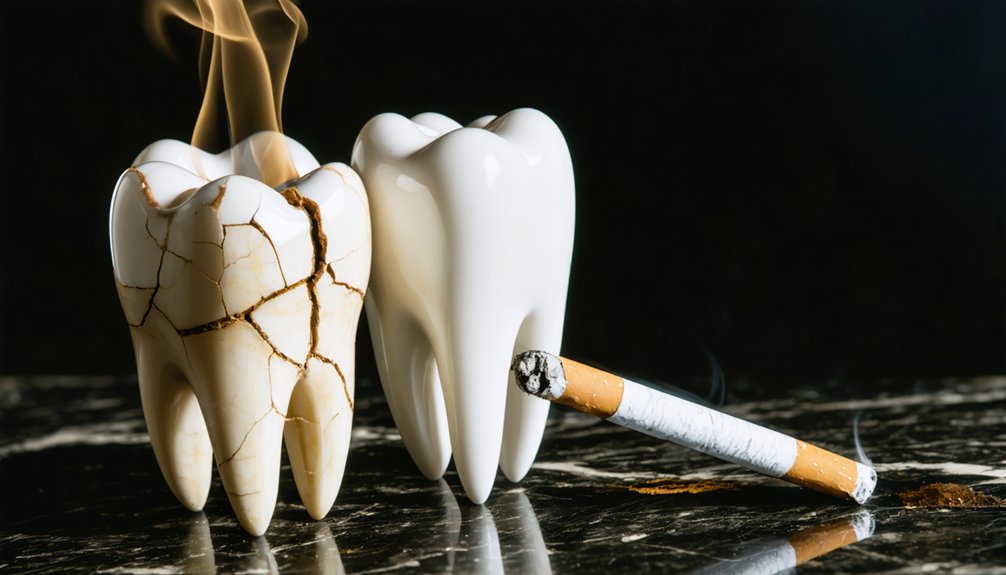 tobacco reverses whitening results