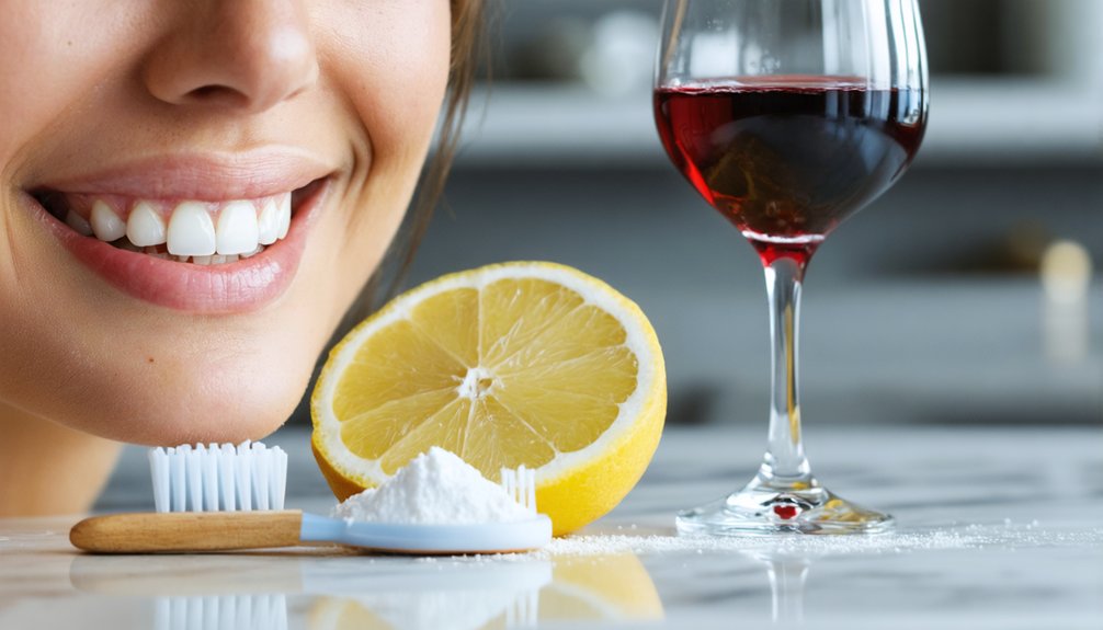 wine stain teeth whitening