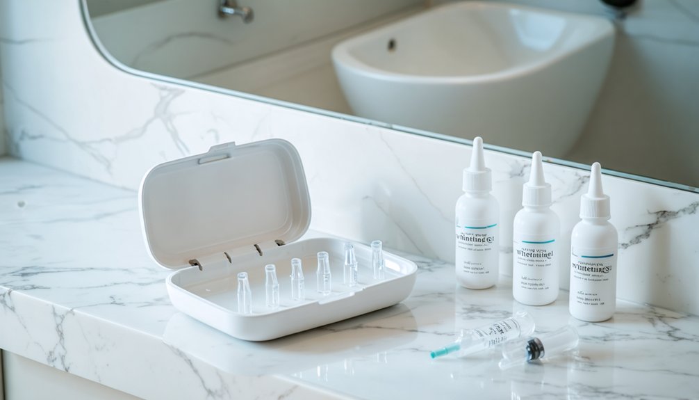 at home mild fluoride stain whitening