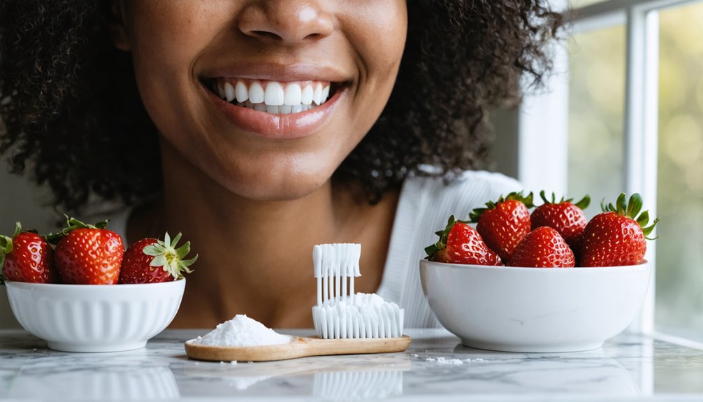 brightening dark tooth spots