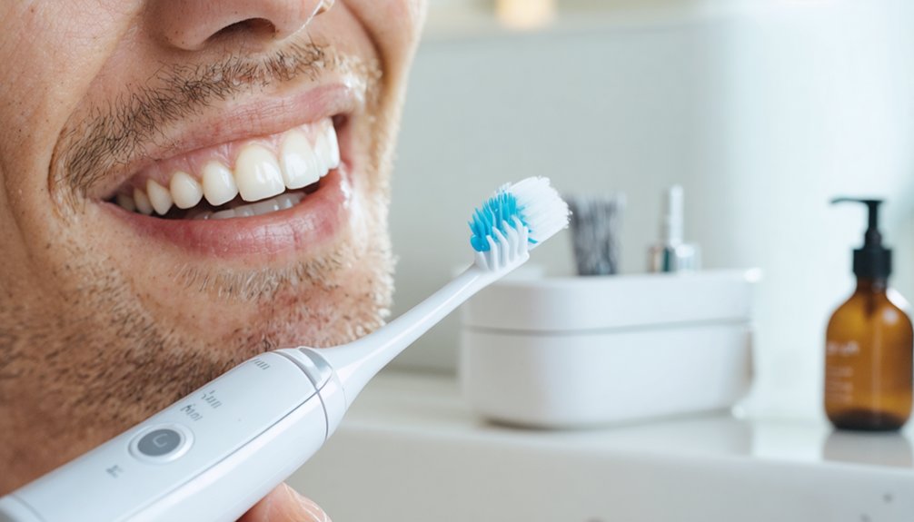 brush two minutes daily