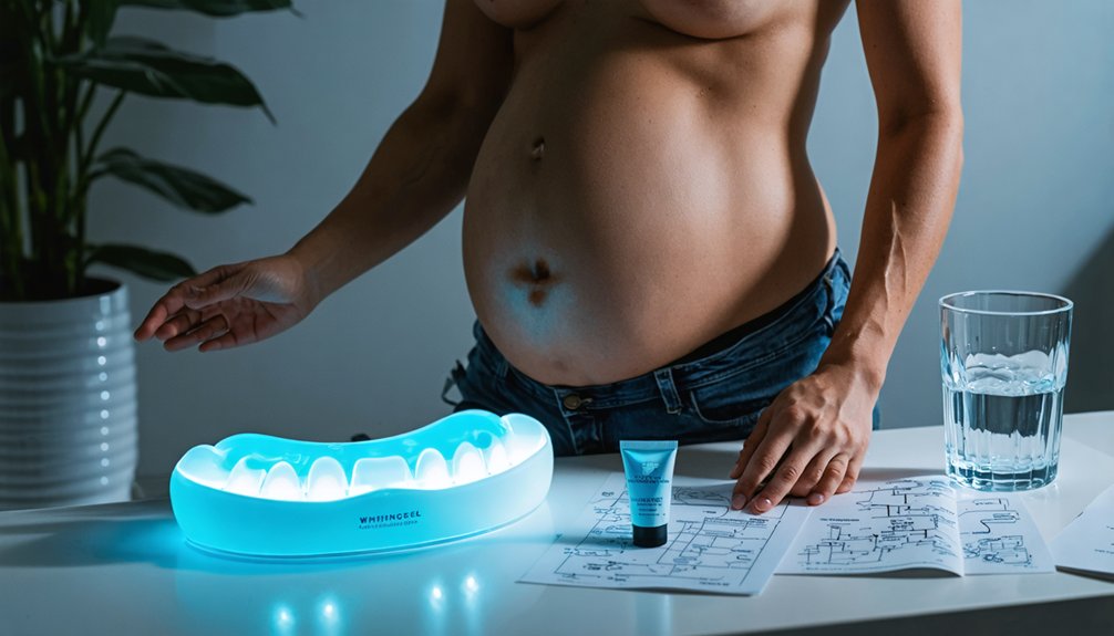 chemical absorption during whitening
