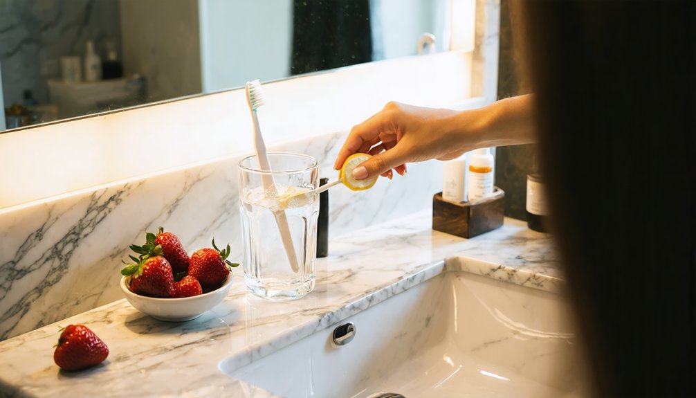consistent oral hygiene habits