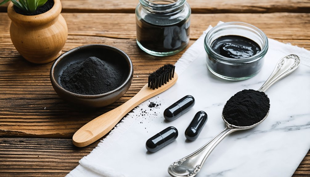 diy charcoal teeth whitening