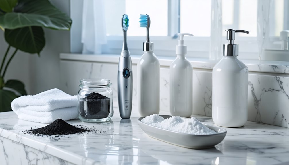 fluoride stain whitening solutions