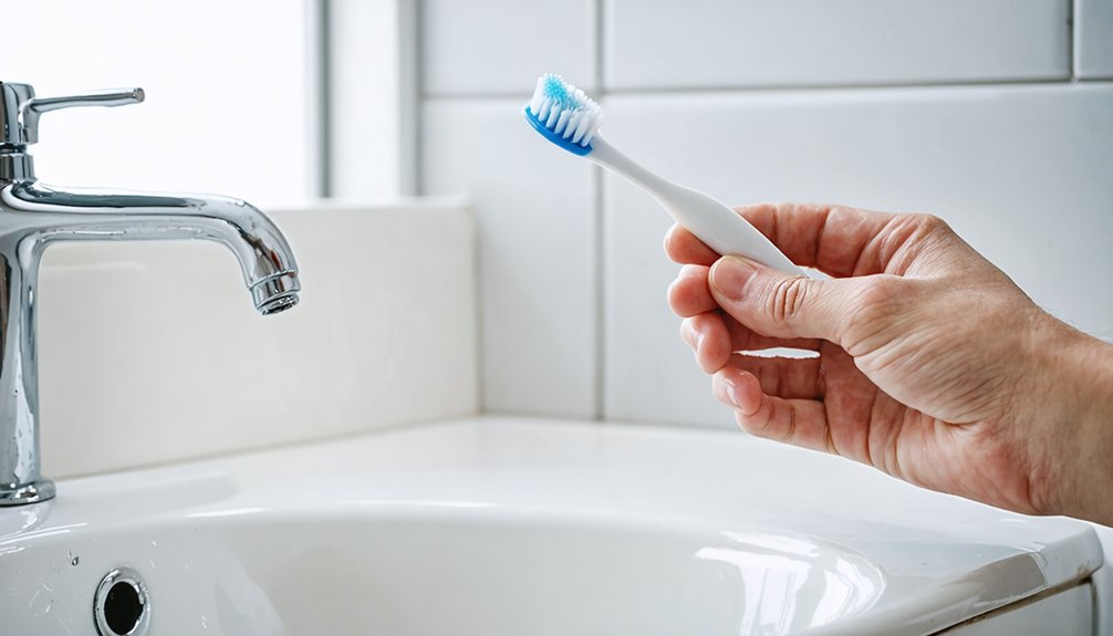 gentle soft brushing technique