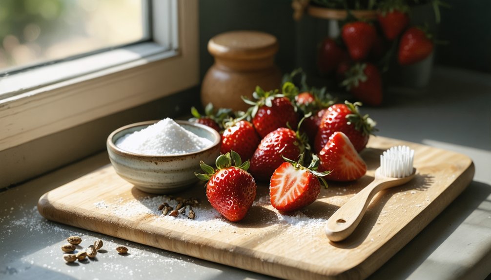 homemade strawberry whitening method
