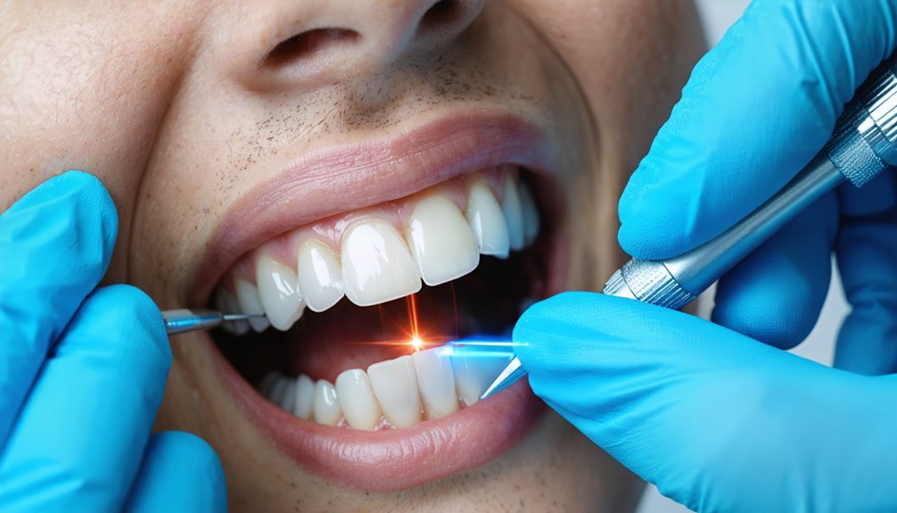 laser activated genetic tooth whitening