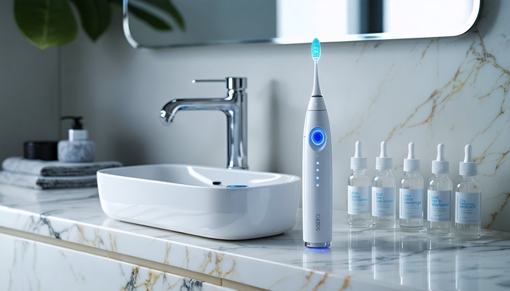 led powered controlled whitening