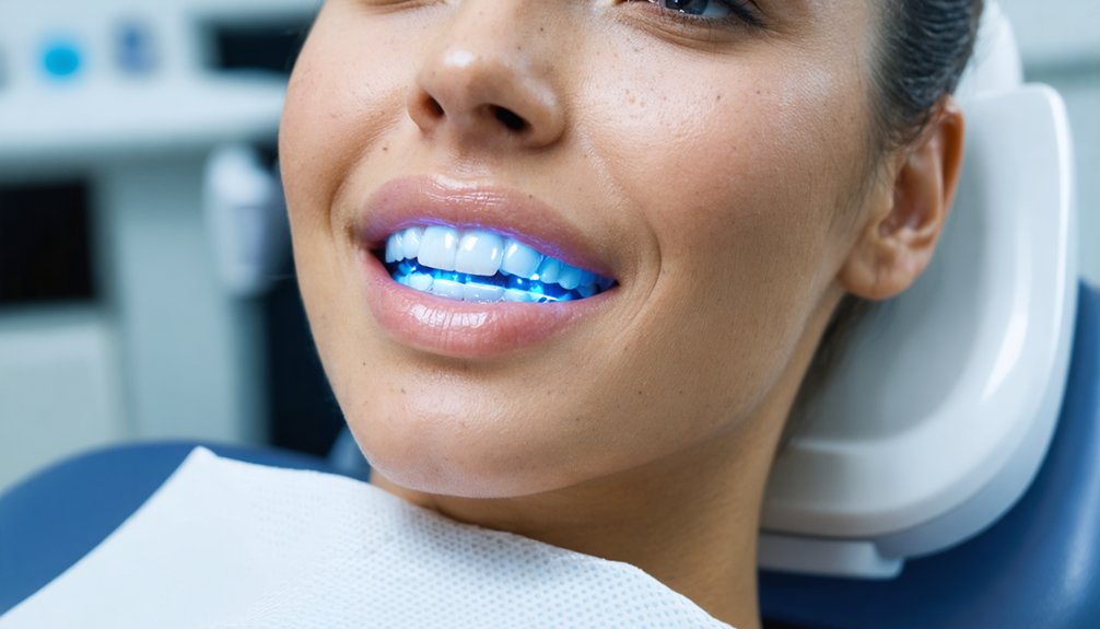 led whitening sensitivity risk
