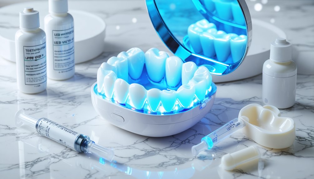 light does not enhance whitening