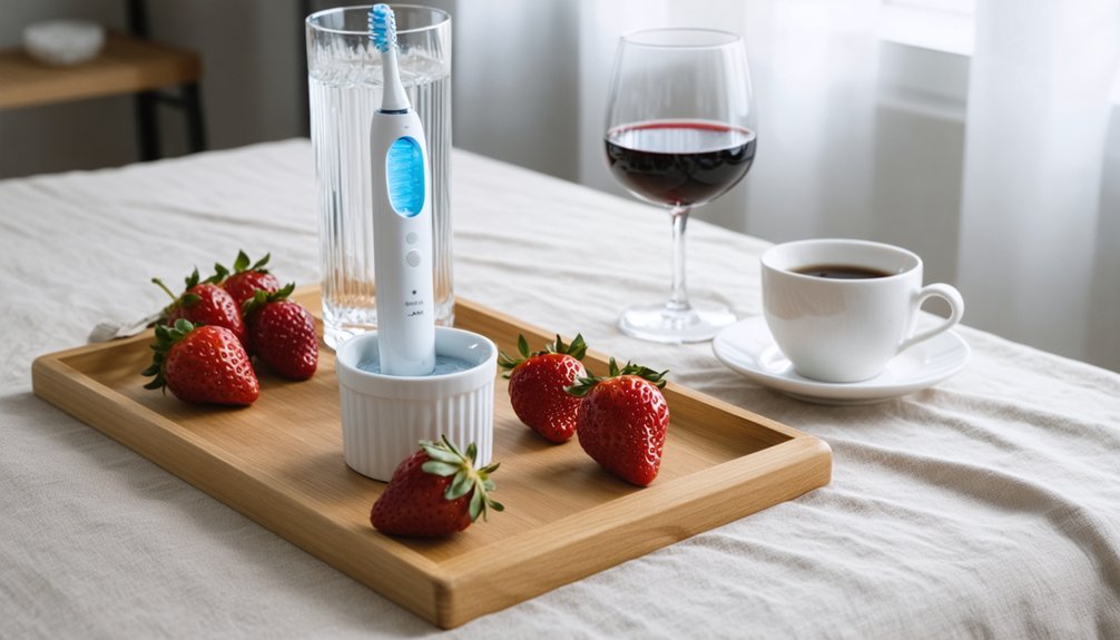 limit stain causing foods and drinks
