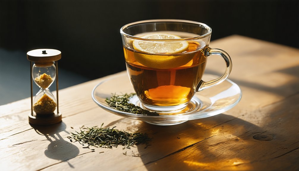 limit tea exposure duration
