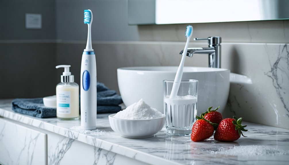 maintain bright white teeth