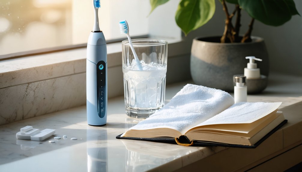 maintain oral hygiene habits