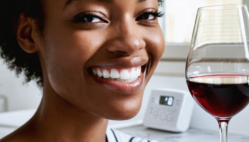 optimal whitening application timing
