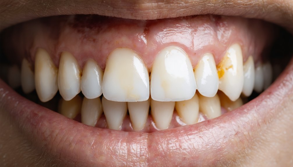 patchy uneven whitening results