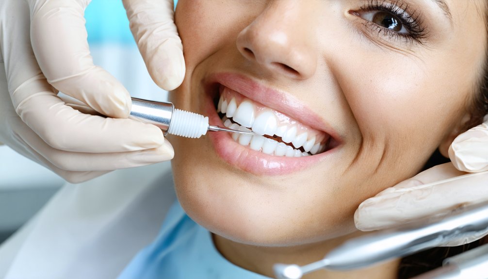 professional whitening and maintenance