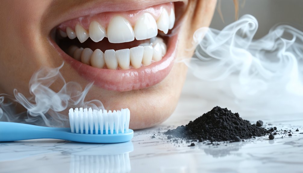 smoking stain teeth whitening
