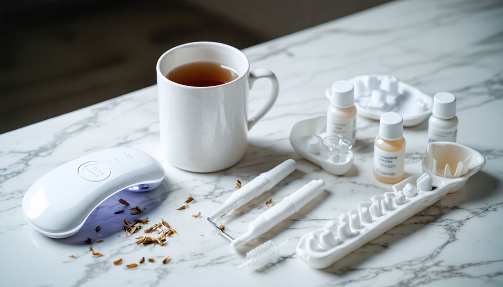 tea stain whitening options