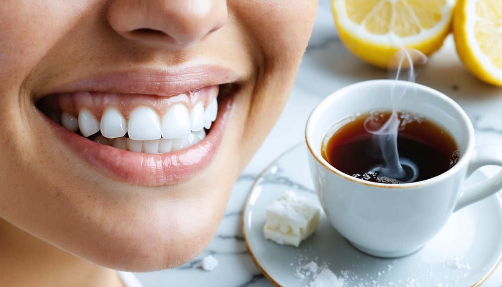 teeth whitening with tea