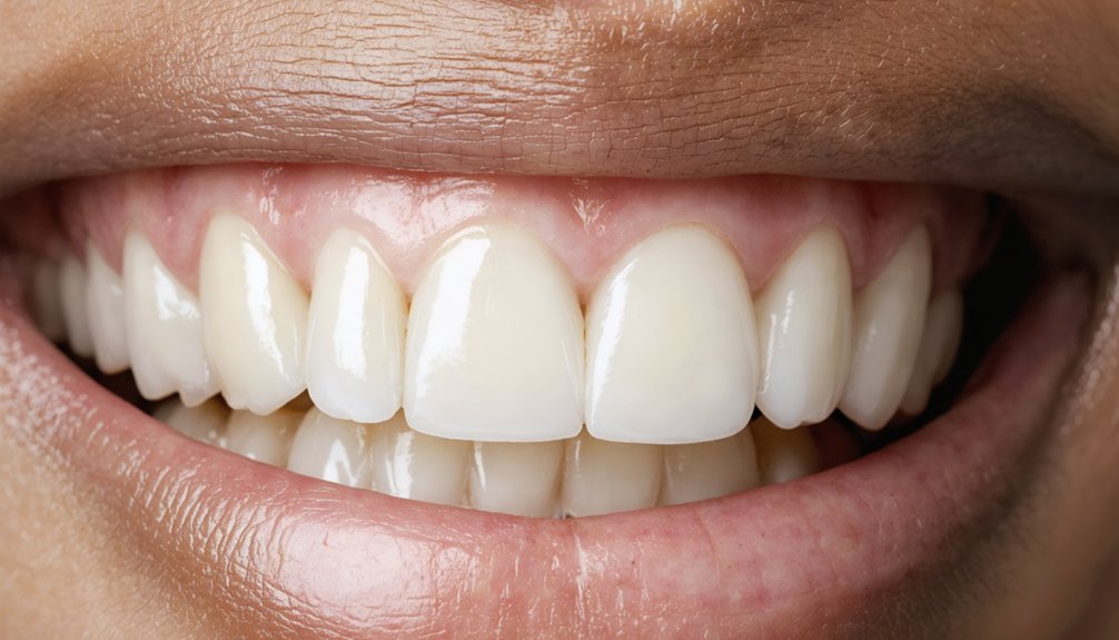whitening ineffective on bridges