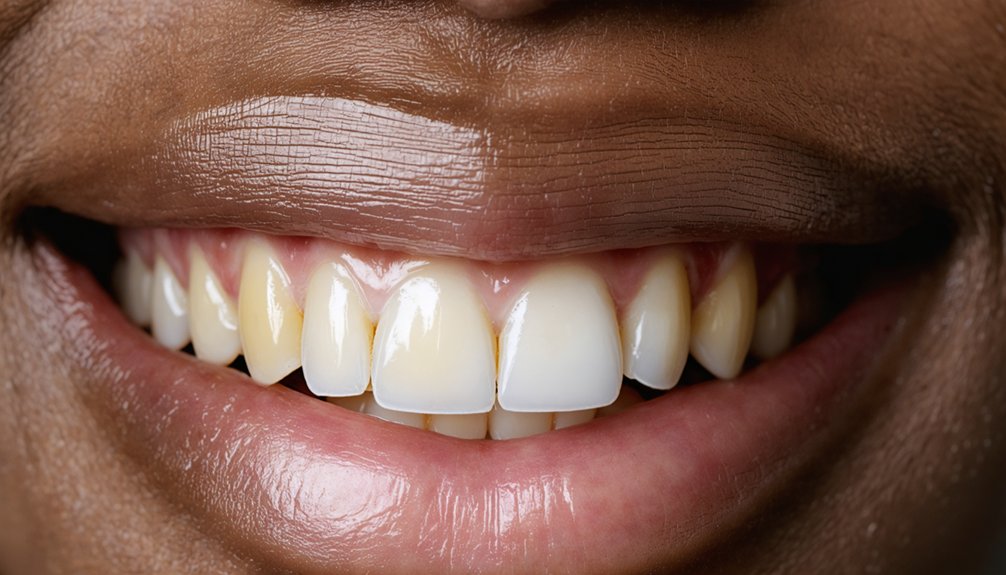 whitening naturally yellow teeth
