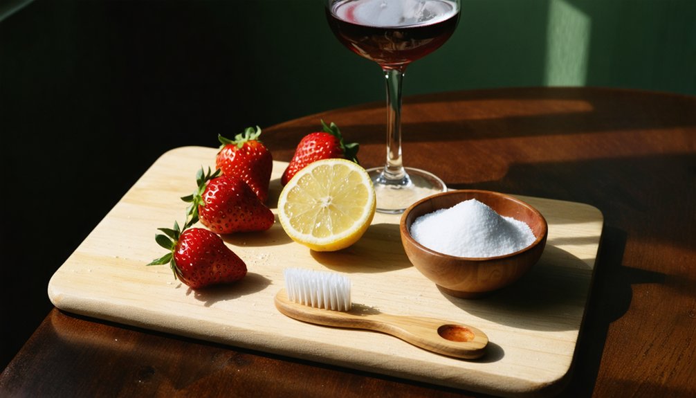 wine stain teeth remedies