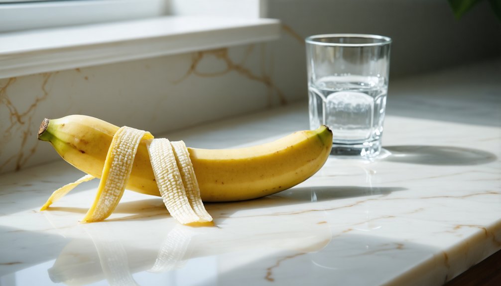 banana peel teeth whitening