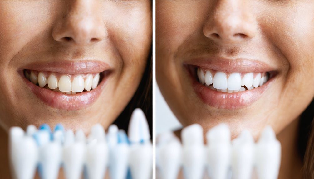 comparing whitening treatment factors