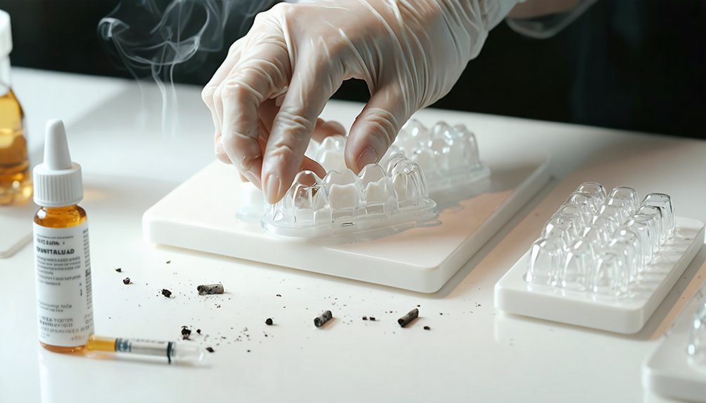 custom trays for gradual whitening