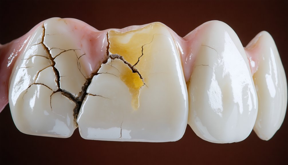 damaged teeth whitening risks