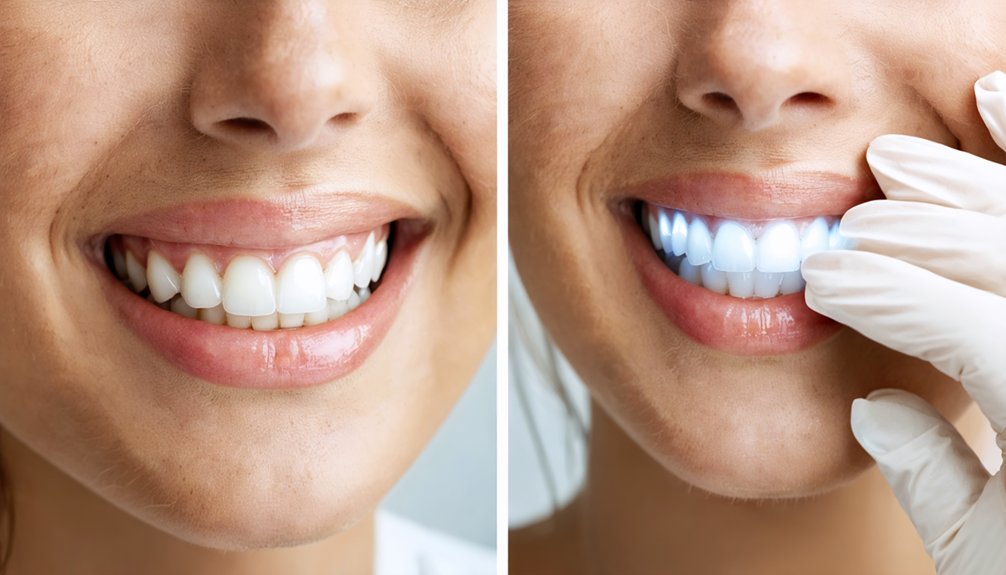 dental whitening treatment process