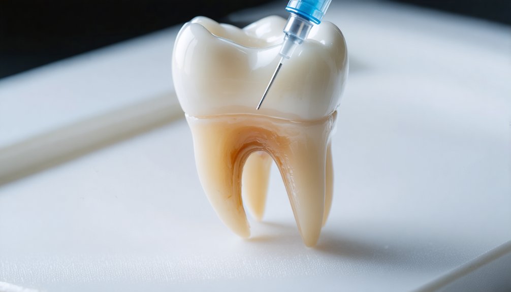 internal bleaching targets internal stains