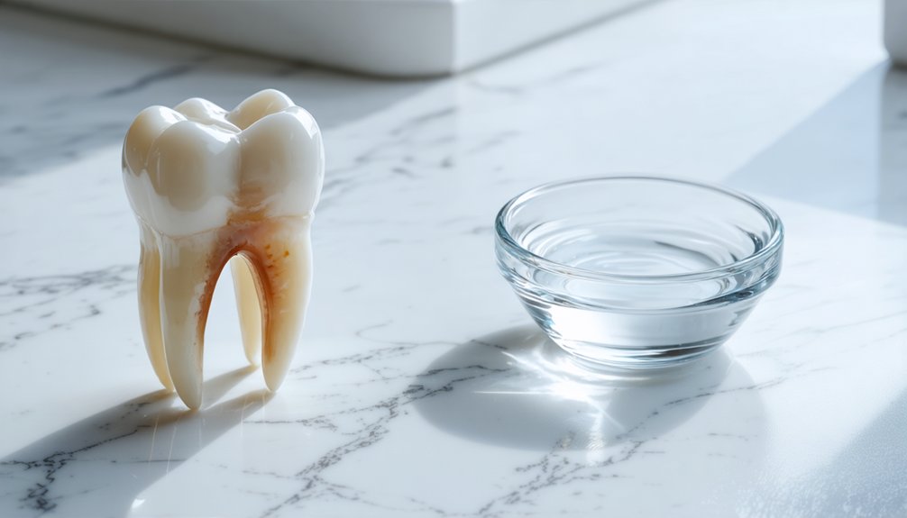 limited whitening post root canal