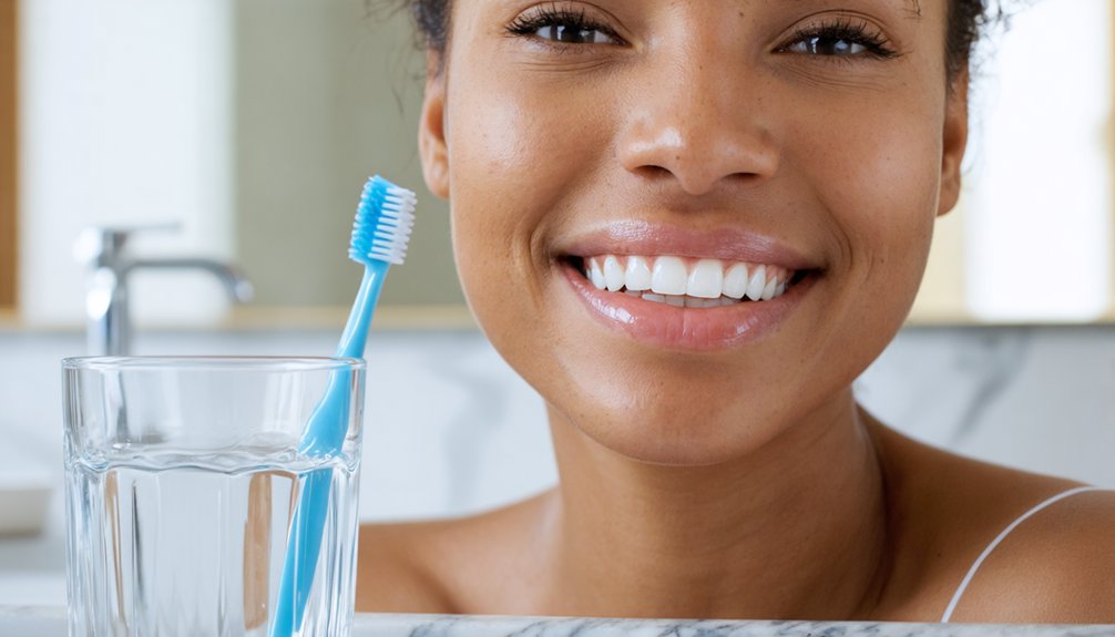 maintain whiteness with gentle habits