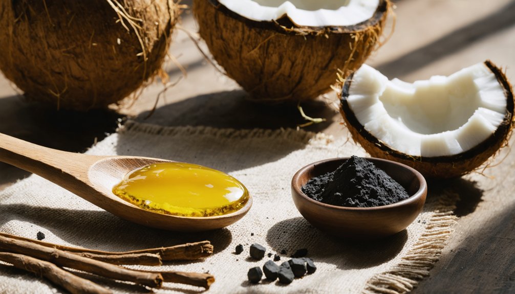 oil pulling for teeth whitening