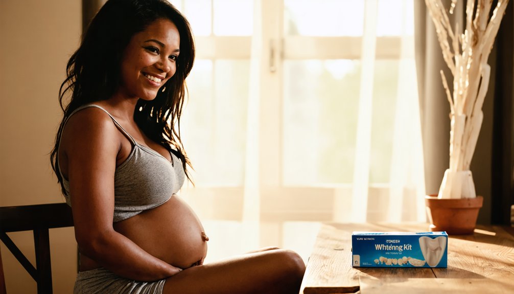 postpartum teeth whitening delay