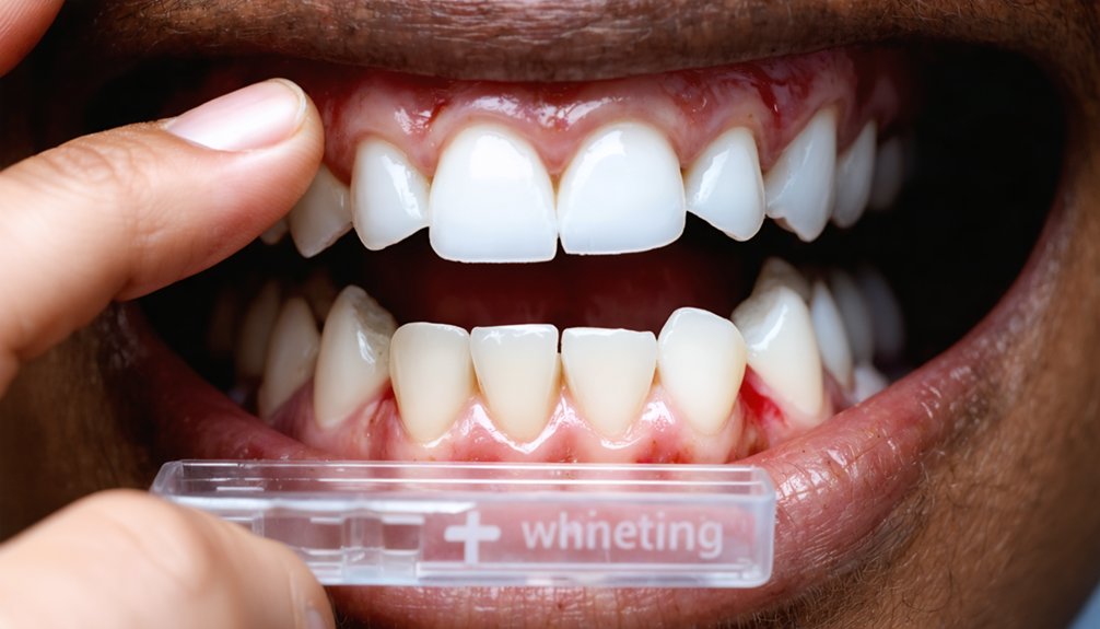 stop whitening if symptoms worsen