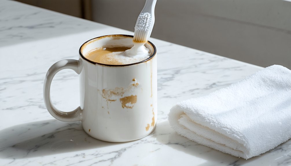 toothpaste removes tea stains